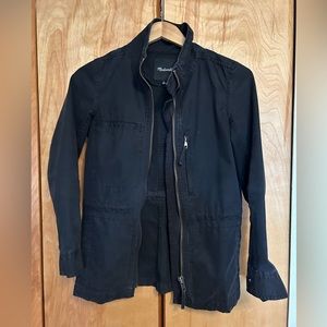 Madewell faded black cotton Field Jacket